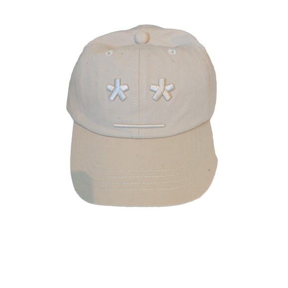 NOYZ Adjustable Baseball Cap Smiley Unisex Beige - Picture 1 of 6